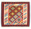 Tappeto Kelim - Orientale quadrato  - 101 x 93 cm - rosso scuro