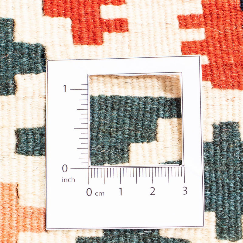 Tappeto Kelim - Orientale quadrato  - 101 x 93 cm - rosso scuro