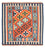 Tappeto Kelim - Orientale quadrato  - 106 x 106 cm - arancione
