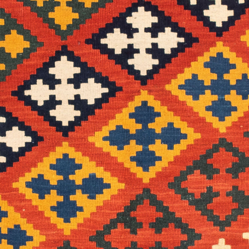 Tappeto Kelim - Orientale quadrato  - 107 x 105 cm - rosso