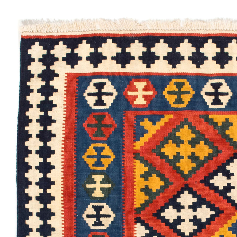 Tappeto Kelim - Orientale quadrato  - 107 x 105 cm - rosso