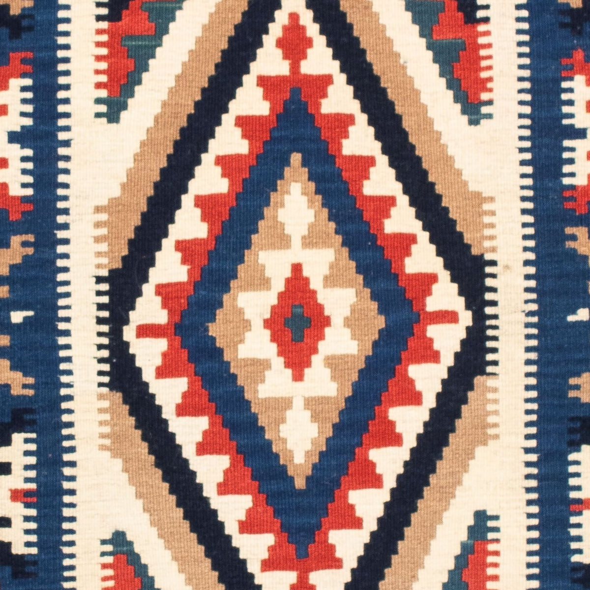 Tappeto Kelim - Orientale quadrato  - 106 x 100 cm - multicolore