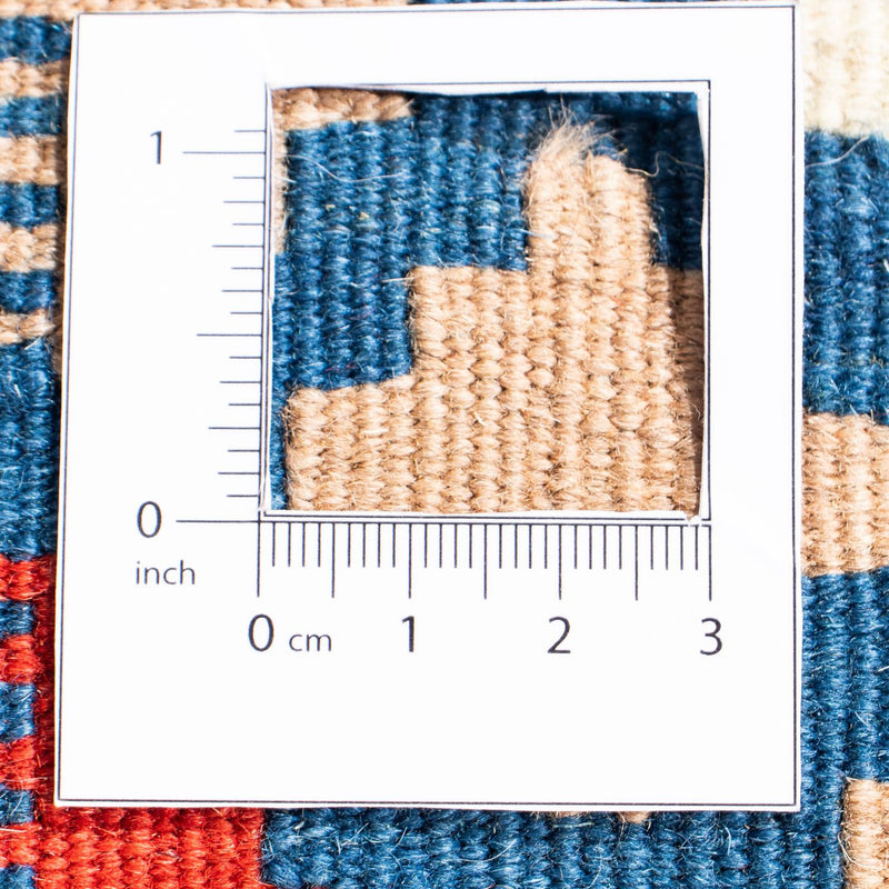 Tappeto Kelim - Orientale quadrato  - 108 x 103 cm - blu