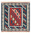 Tappeto Kelim - Orientale quadrato  - 105 x 102 cm - multicolore
