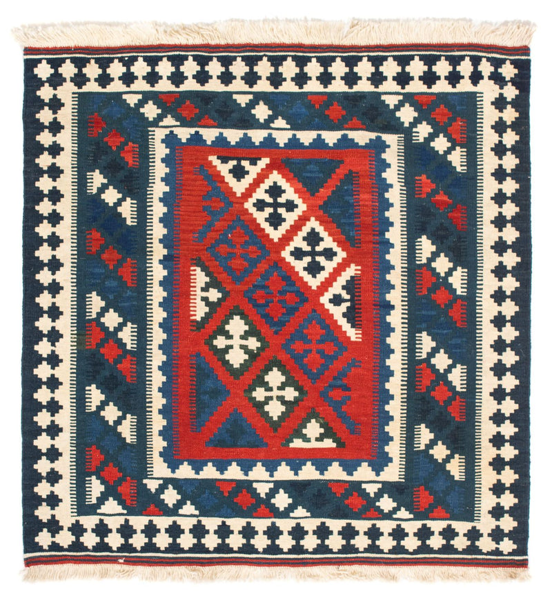 Tappeto Kelim - Orientale quadrato  - 105 x 102 cm - multicolore