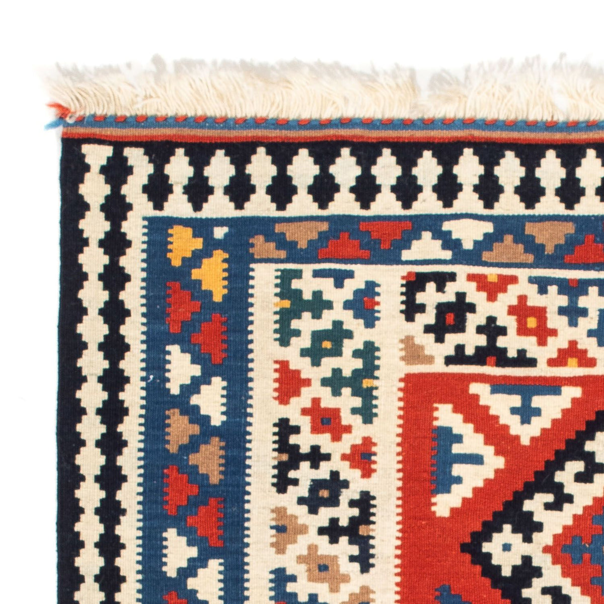 Tappeto Kelim - Orientale quadrato  - 106 x 100 cm - multicolore