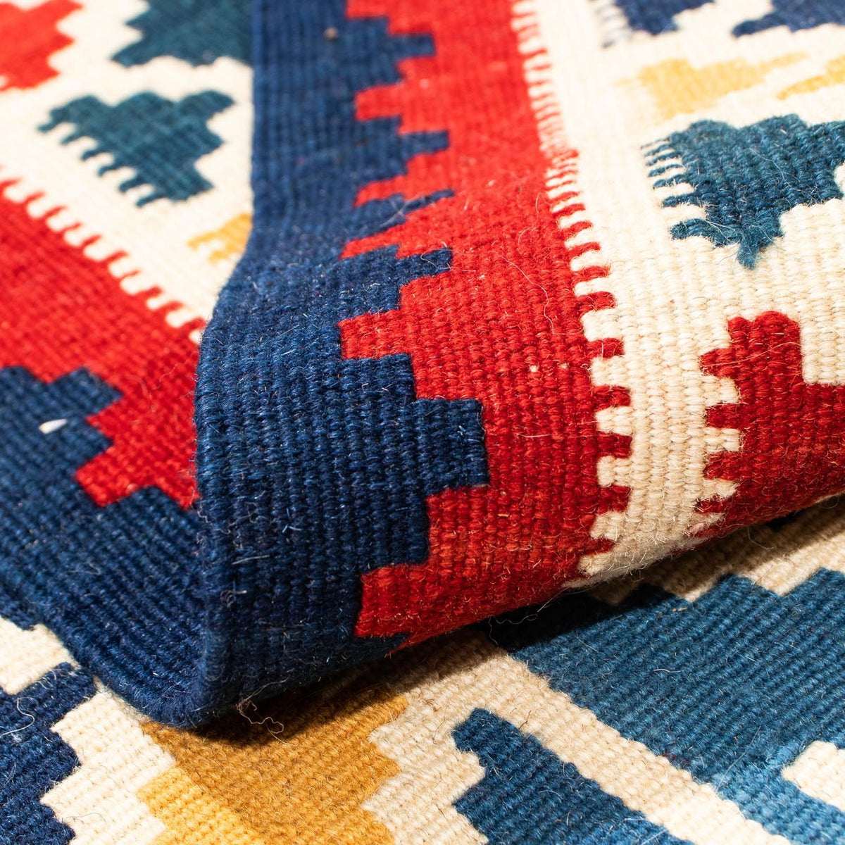 Tappeto Kelim - Orientale quadrato  - 105 x 102 cm - multicolore