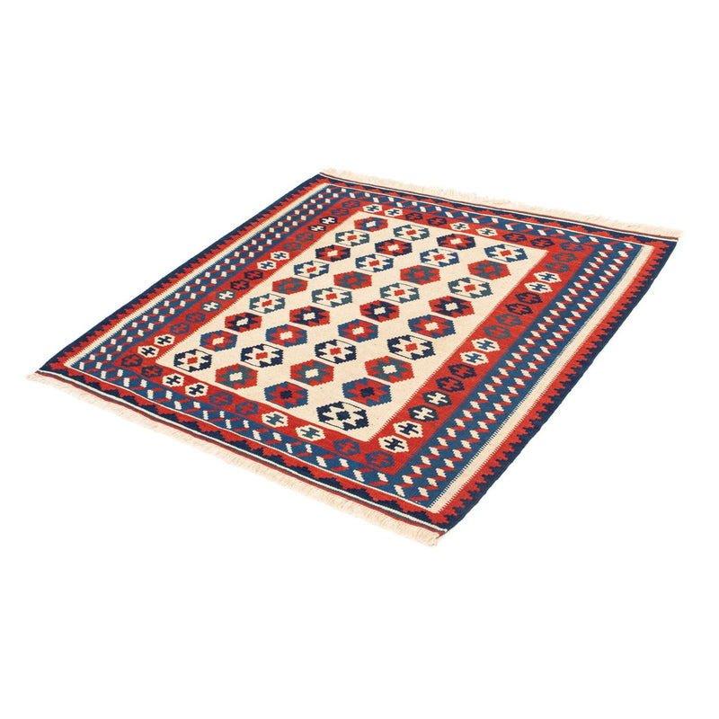 Tappeto Kelim - Orientale quadrato  - 103 x 103 cm - beige