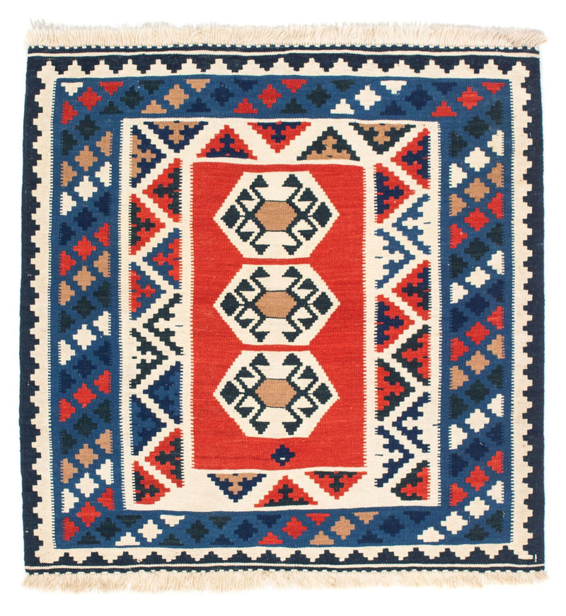 Tappeto Kelim - Orientale quadrato  - 103 x 103 cm - multicolore
