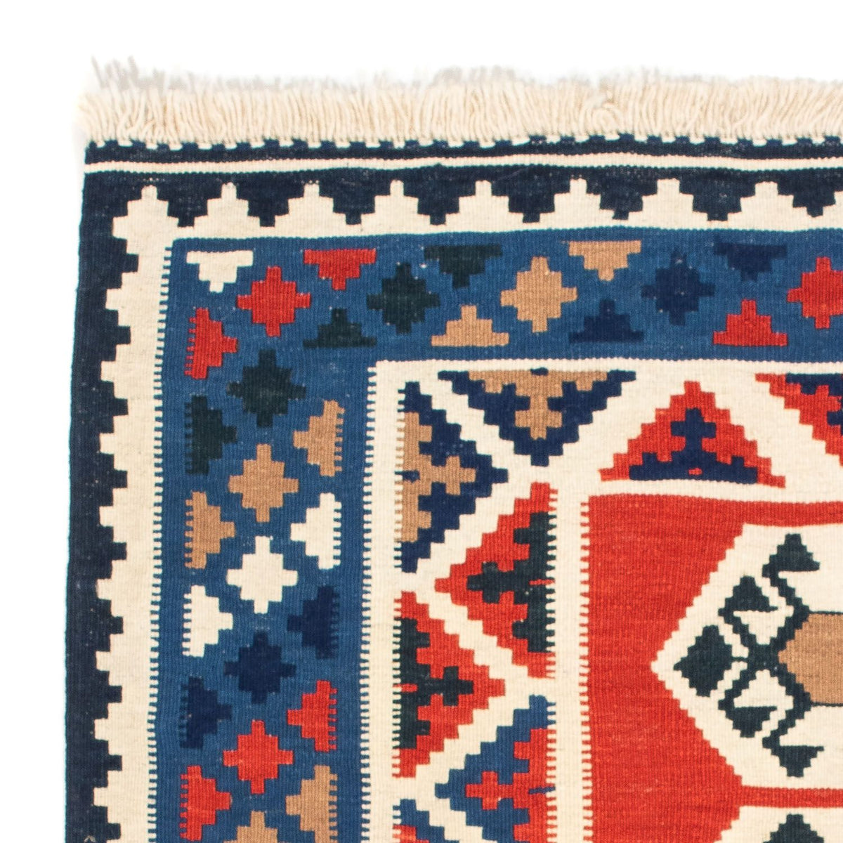 Tappeto Kelim - Orientale quadrato  - 103 x 103 cm - multicolore