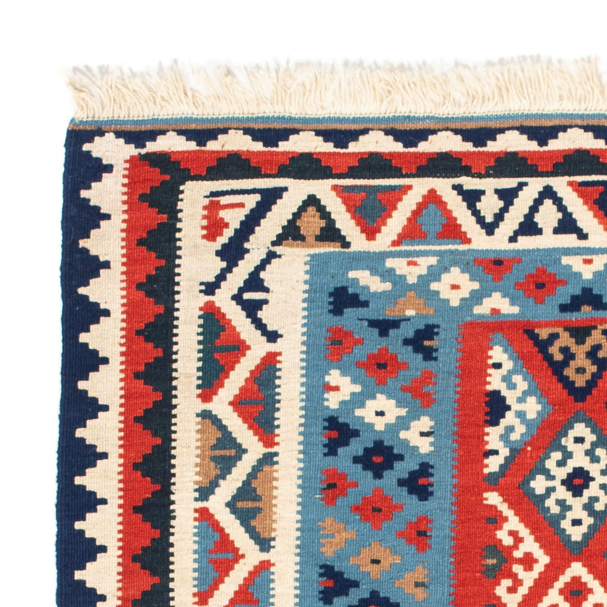 Tappeto Kelim - Orientale quadrato  - 104 x 100 cm - multicolore