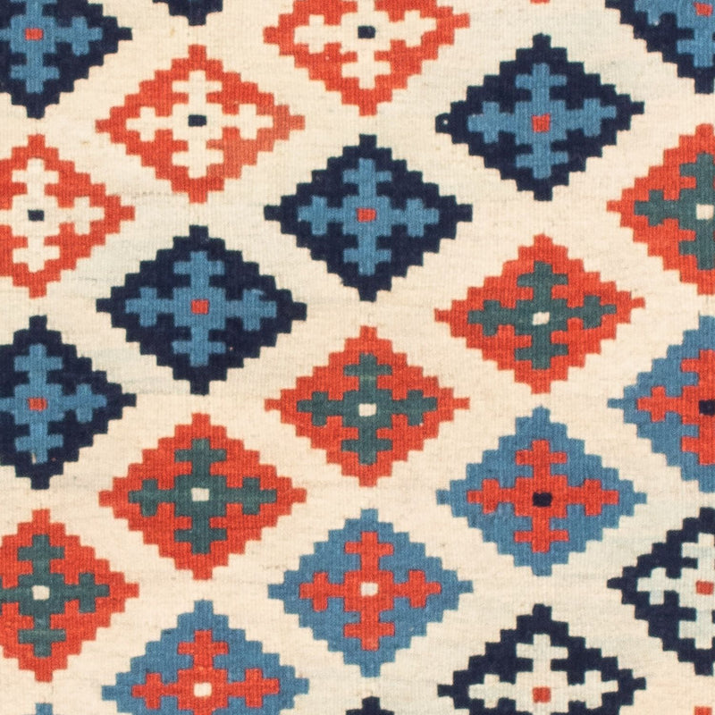Tappeto Kelim - Orientale quadrato  - 110 x 104 cm - ruggine