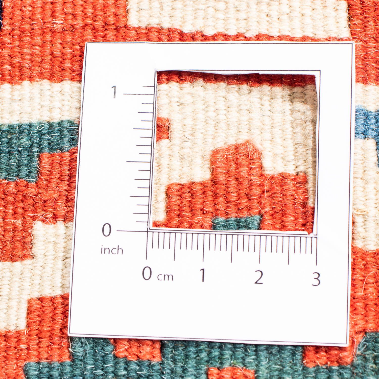 Tappeto Kelim - Orientale quadrato  - 110 x 104 cm - ruggine