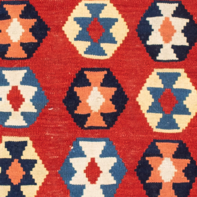 Tappeto Kelim - Orientale quadrato  - 110 x 105 cm - blu