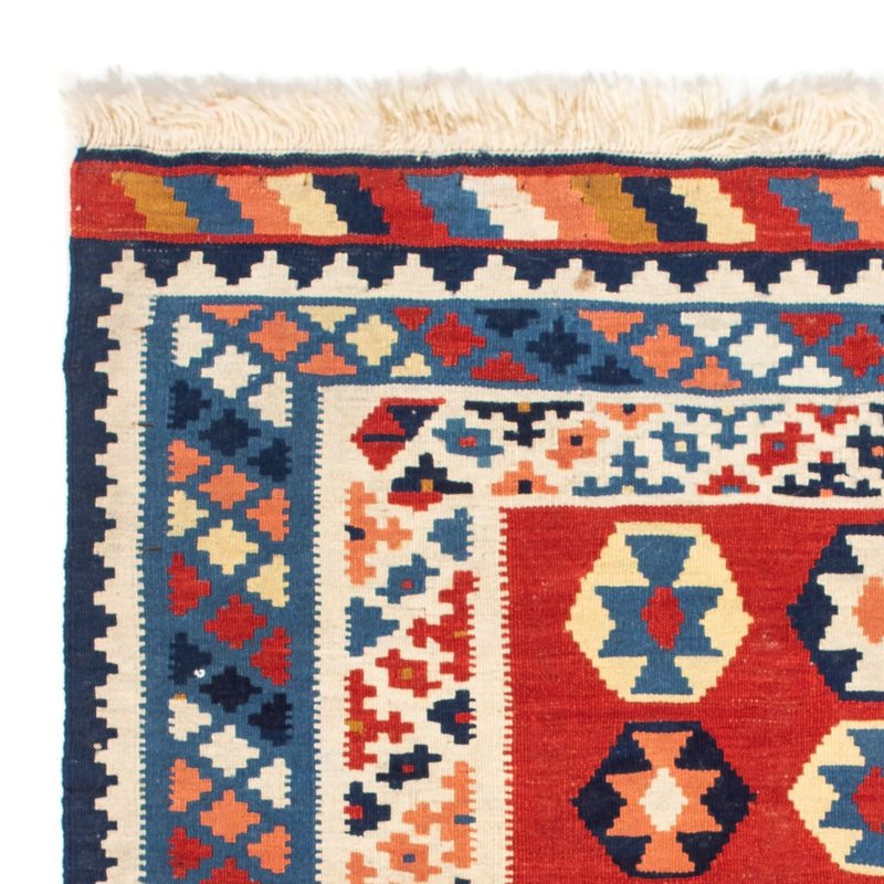 Tappeto Kelim - Orientale quadrato  - 110 x 105 cm - blu
