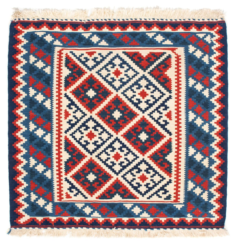 Tappeto Kelim - Orientale quadrato  - 103 x 102 cm - beige