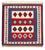 Tappeto Kelim - Orientale quadrato  - 106 x 103 cm - blu