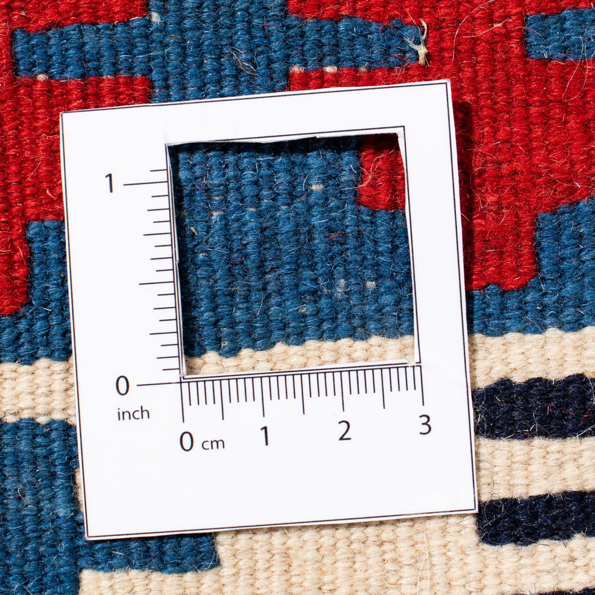 Tappeto Kelim - Orientale quadrato  - 106 x 103 cm - blu