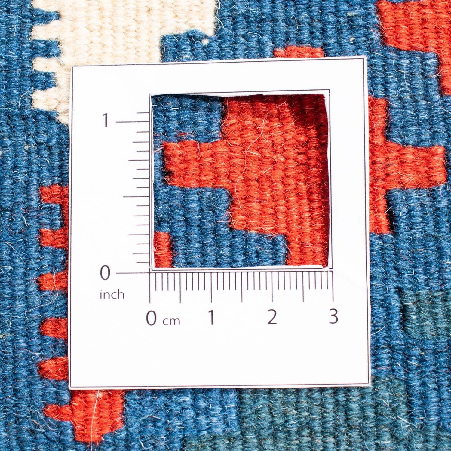 Tappeto Kelim - Orientale quadrato  - 100 x 96 cm - blu