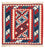 Tappeto Kelim - Orientale quadrato  - 102 x 102 cm - rosso