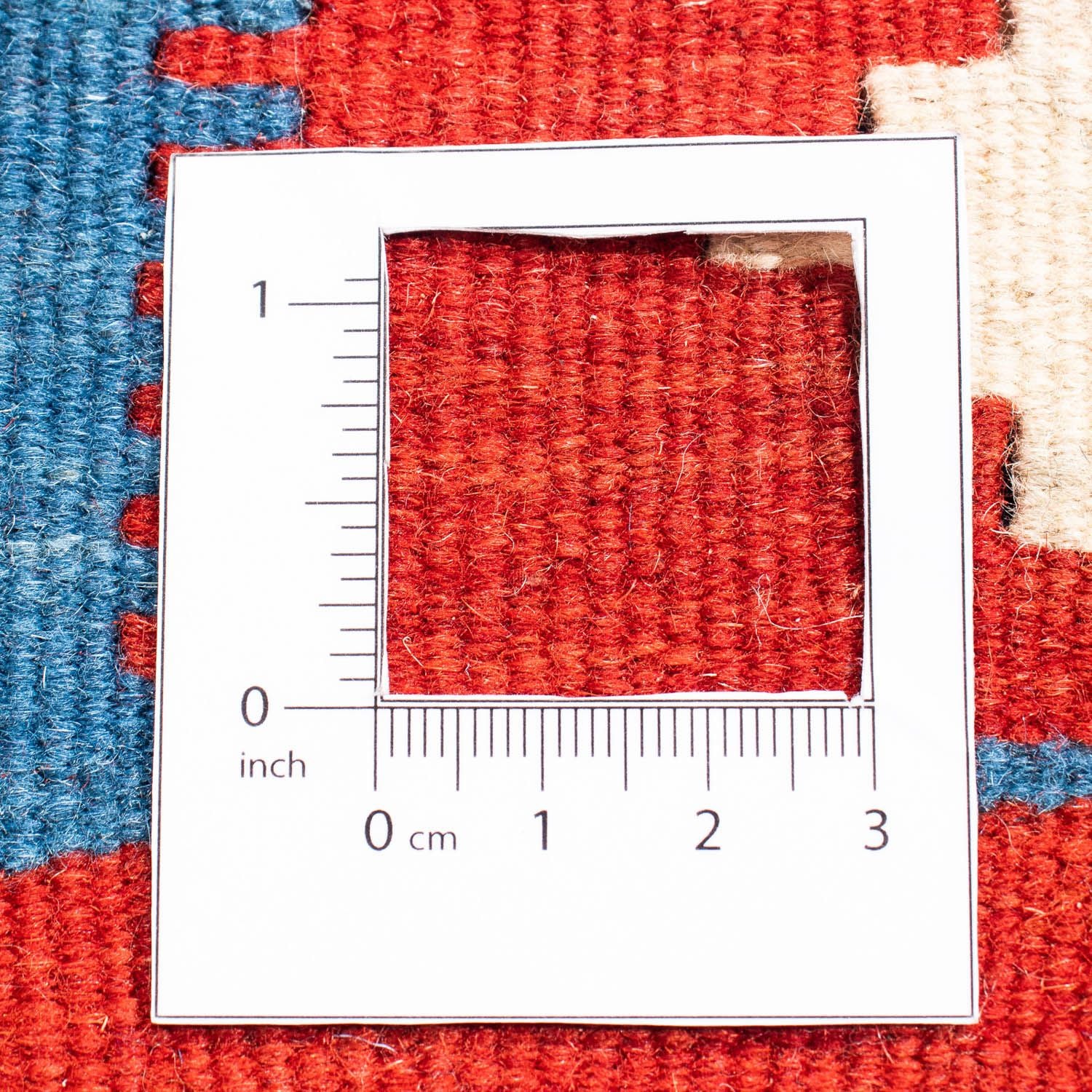 Tappeto Kelim - Orientale quadrato  - 102 x 102 cm - rosso