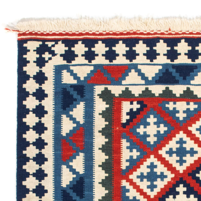 Tappeto Kelim - Orientale quadrato  - 100 x 100 cm - blu