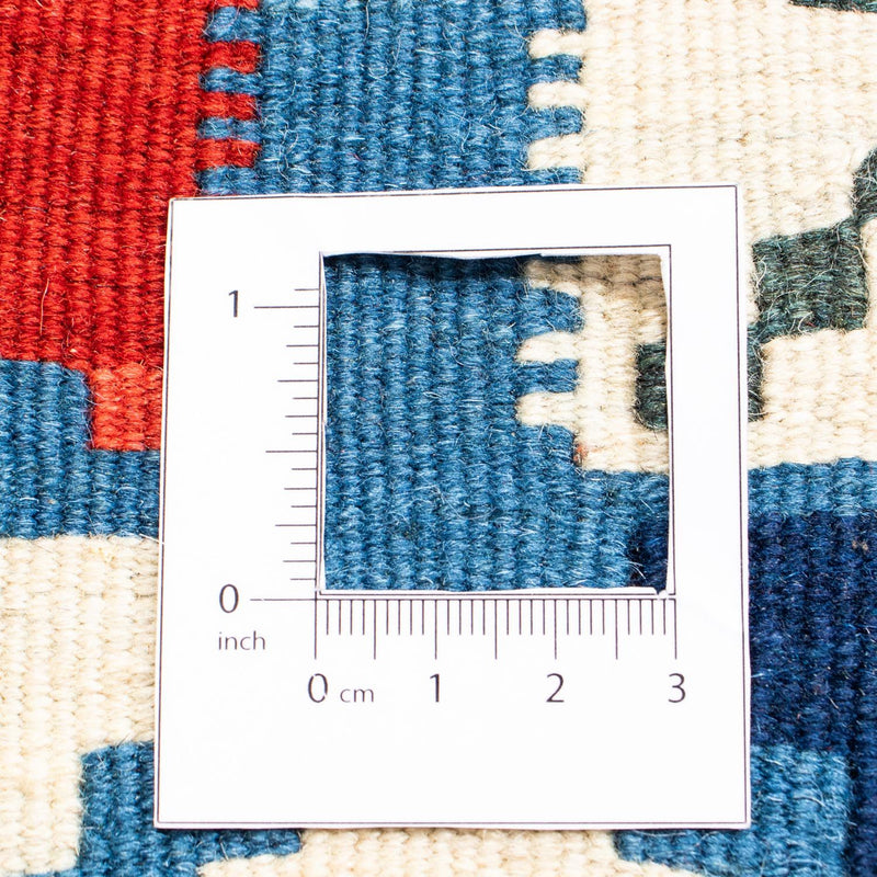 Tappeto Kelim - Orientale quadrato  - 100 x 100 cm - blu