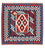 Tappeto Kelim - Orientale quadrato  - 100 x 100 cm - rosso