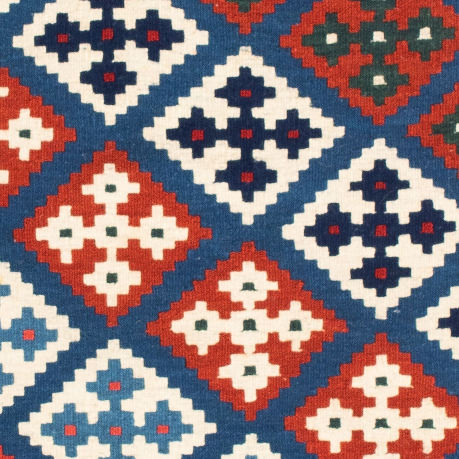 Tappeto Kelim - Orientale quadrato  - 104 x 101 cm - blu