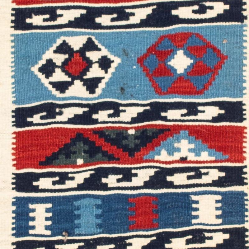 Tappeto Kelim - Orientale quadrato  - 104 x 99 cm - multicolore