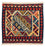 Tappeto Kelim - Orientale quadrato  - 110 x 109 cm - rosso