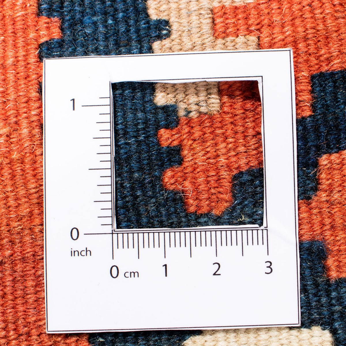 Tappeto Kelim - Orientale quadrato  - 102 x 102 cm - ruggine