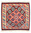 Tappeto Kelim - Orientale quadrato  - 106 x 105 cm - rosso