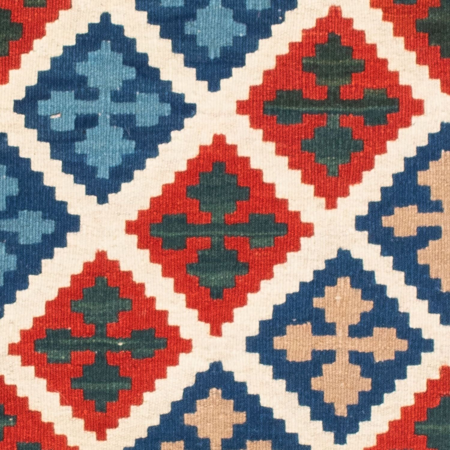 Tappeto Kelim - Orientale quadrato  - 103 x 100 cm - blu scuro
