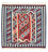 Tappeto Kelim - Orientale quadrato  - 99 x 95 cm - blu scuro