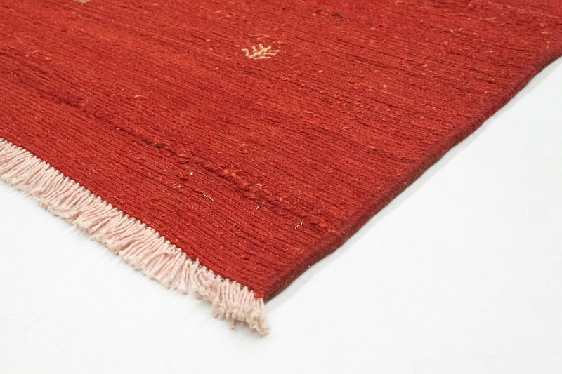 Tappeto Gabbeh - Persero - 187 x 121 cm - rosso