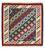 Tappeto Kelim - Orientale quadrato  - 104 x 100 cm - blu scuro
