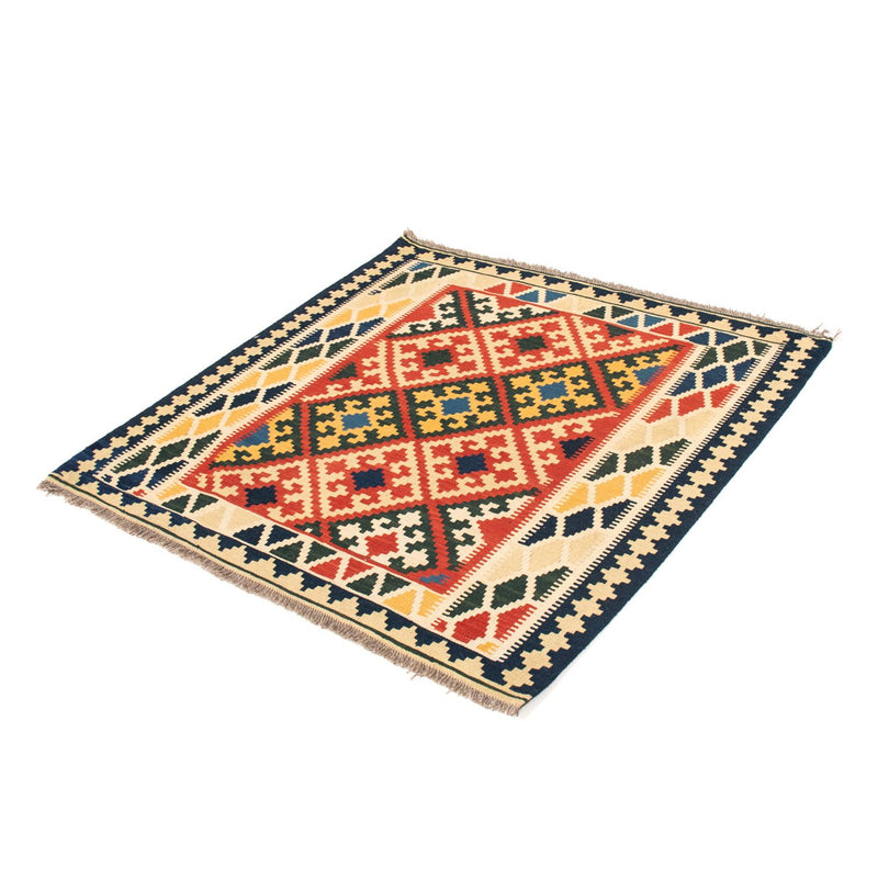 Tappeto Kelim - Orientale quadrato  - 103 x 101 cm - beige