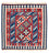 Tappeto Kelim - Orientale quadrato  - 103 x 101 cm - rosso