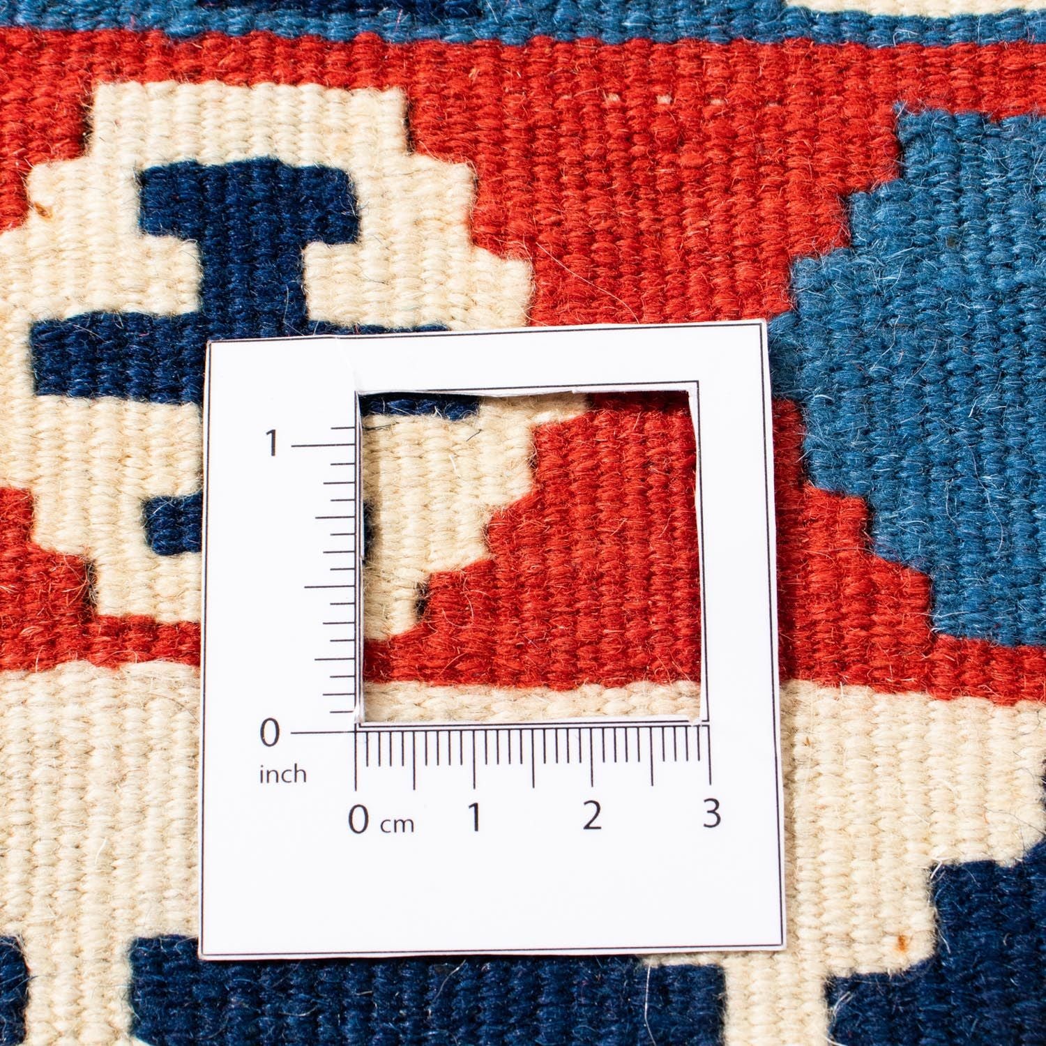 Tappeto Kelim - Orientale quadrato  - 103 x 101 cm - rosso
