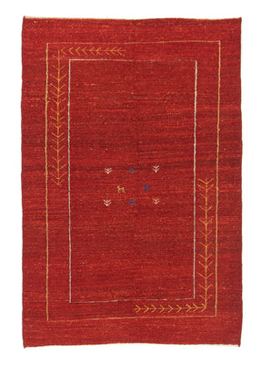 Tappeto Gabbeh - Persero - 167 x 111 cm - rosso