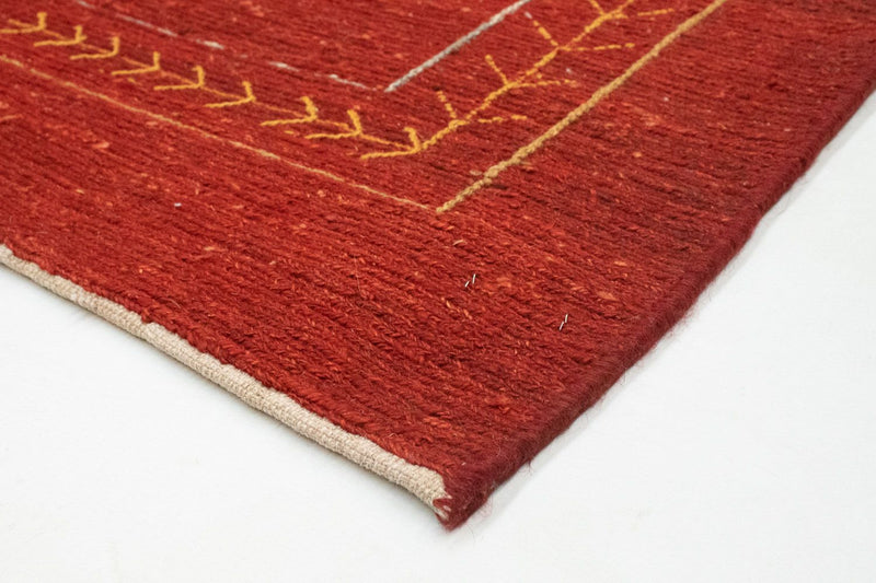 Tappeto Gabbeh - Persero - 167 x 111 cm - rosso