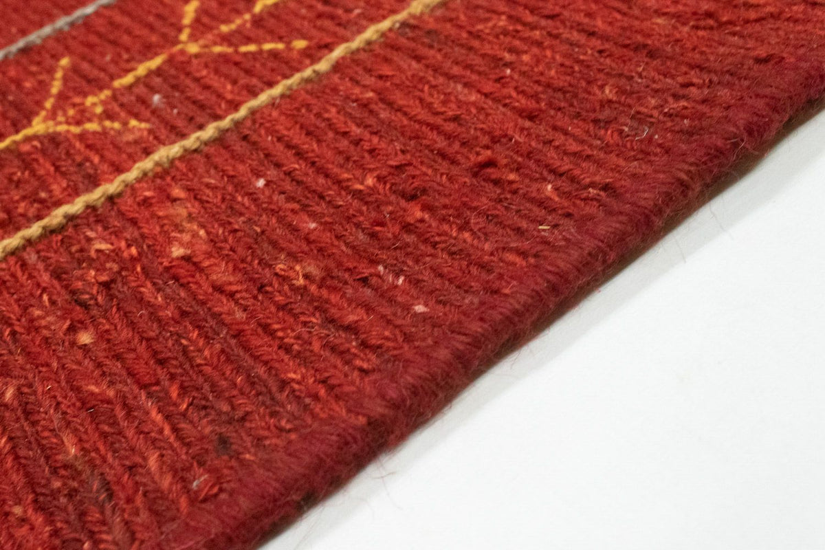 Tappeto Gabbeh - Persero - 167 x 111 cm - rosso