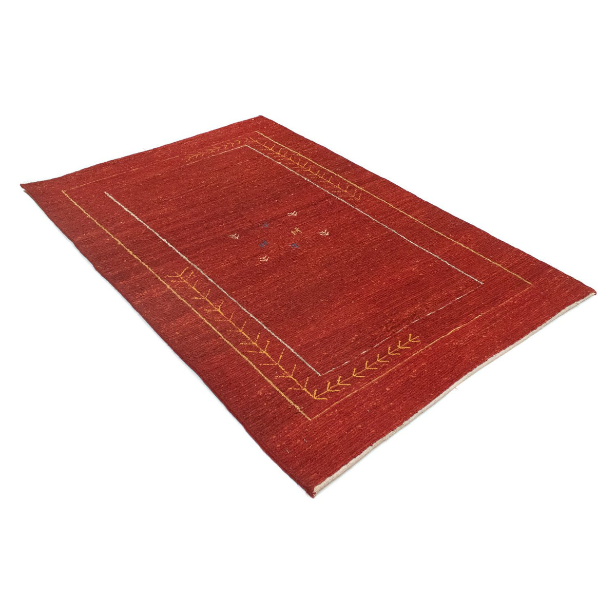 Tappeto Gabbeh - Persero - 167 x 111 cm - rosso