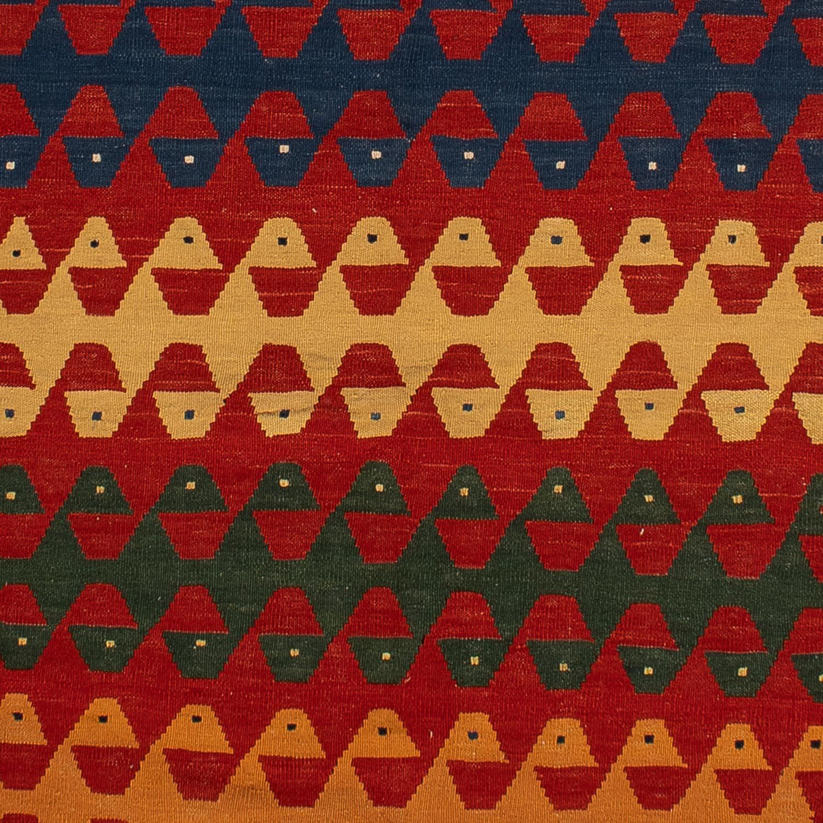Tappeto corsia Tappeto Kelim - Orientale - 297 x 149 cm - rosso scuro