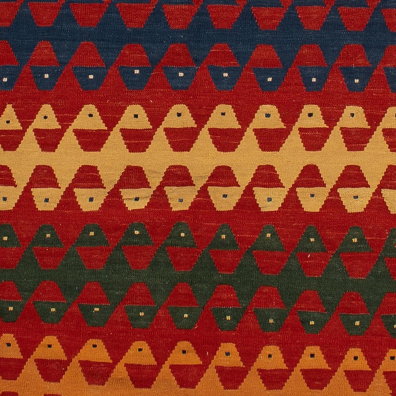 Tappeto corsia Tappeto Kelim - Orientale - 297 x 149 cm - rosso scuro