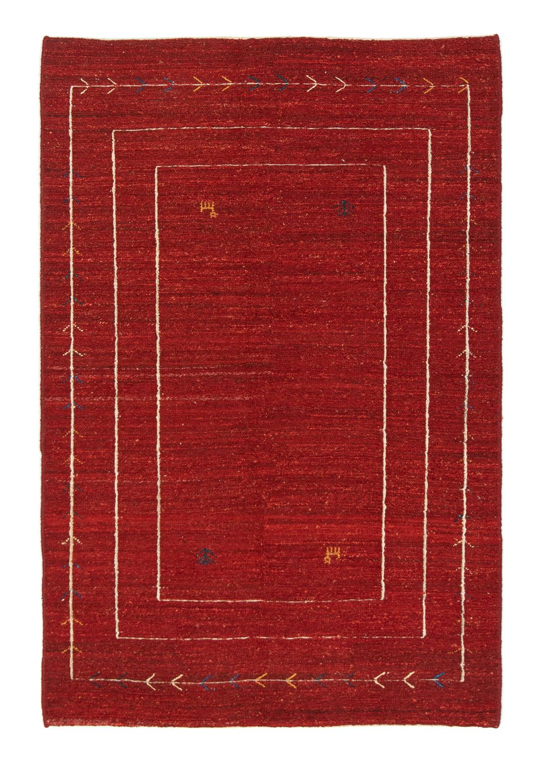 Tappeto Gabbeh - Persero - 173 x 114 cm - rosso
