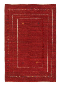 Tappeto Gabbeh - Persero - 173 x 114 cm - rosso