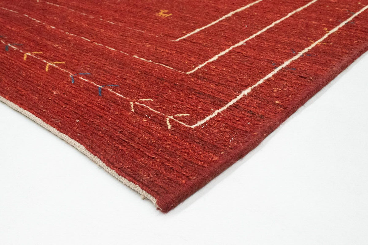 Tappeto Gabbeh - Persero - 173 x 114 cm - rosso
