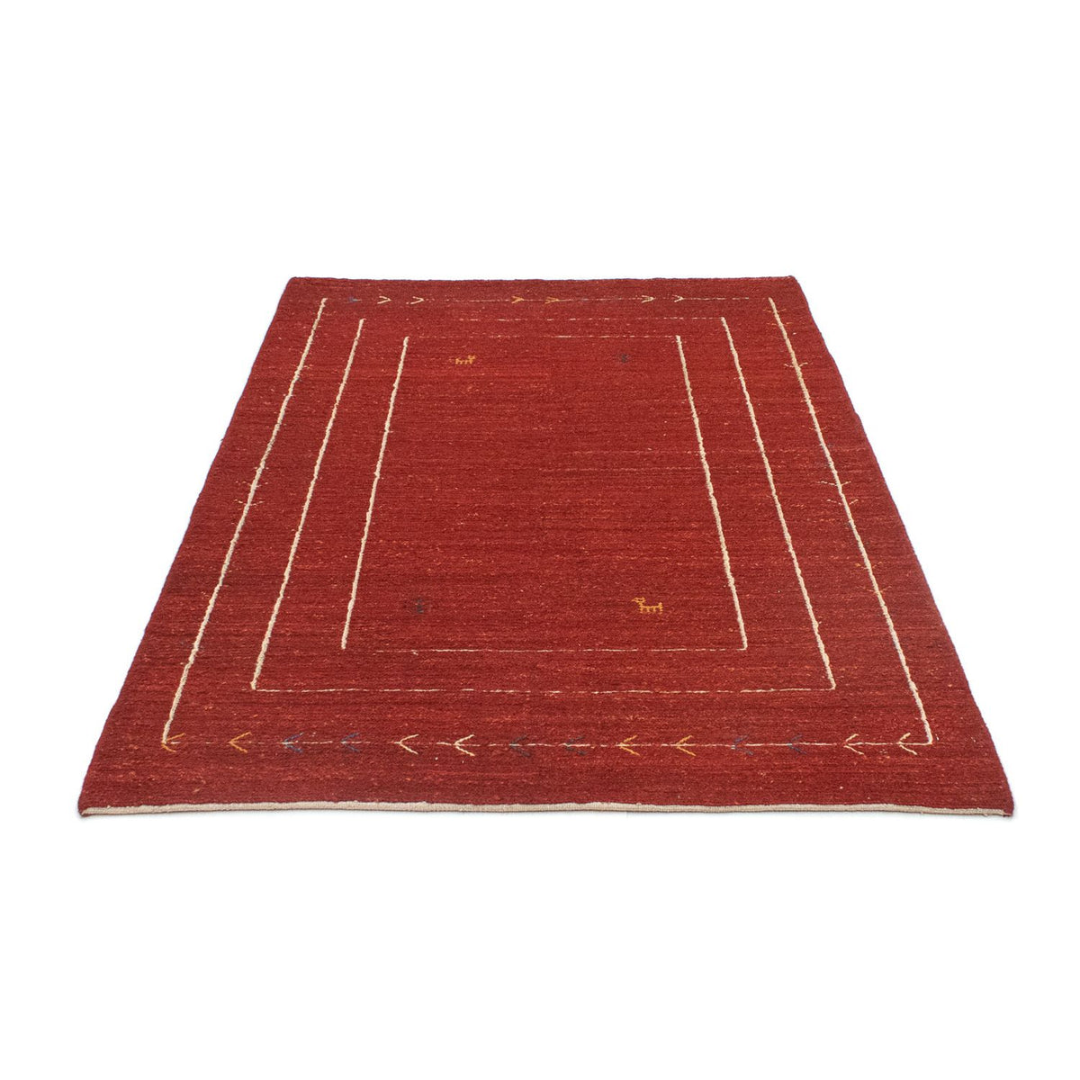 Tappeto Gabbeh - Persero - 173 x 114 cm - rosso